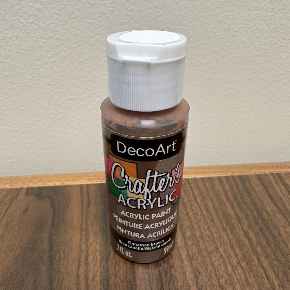 Deco Art Crafter's Acrylic All-Purpose Paint 2oz-Cinnamon Brown DCA-12